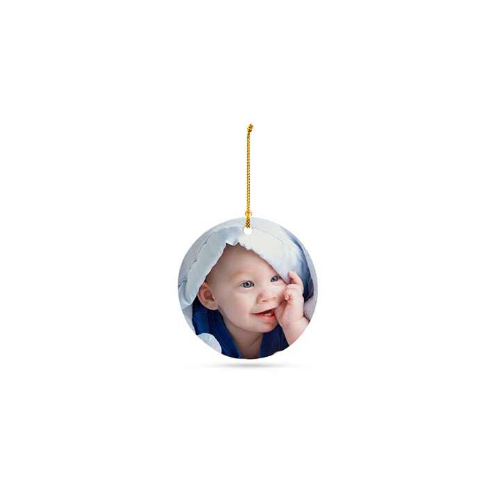 Porcelain Round Ornament