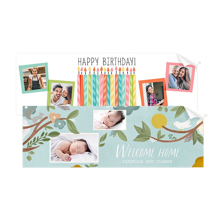 Adhesive Banners