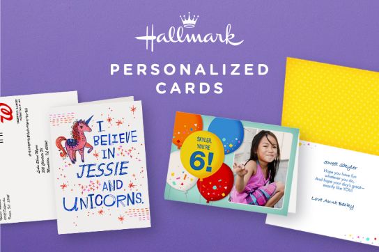Hallmark personalized cards