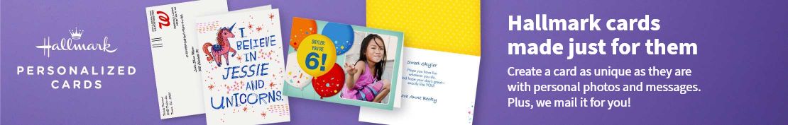 Hallmark personalized cards