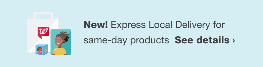 New! Express Local Delivery for same-day products. See details