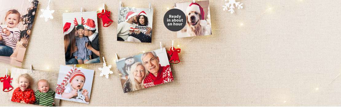 Ready in about an hour Prints