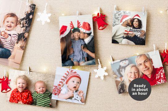 Ready in about an hour Prints