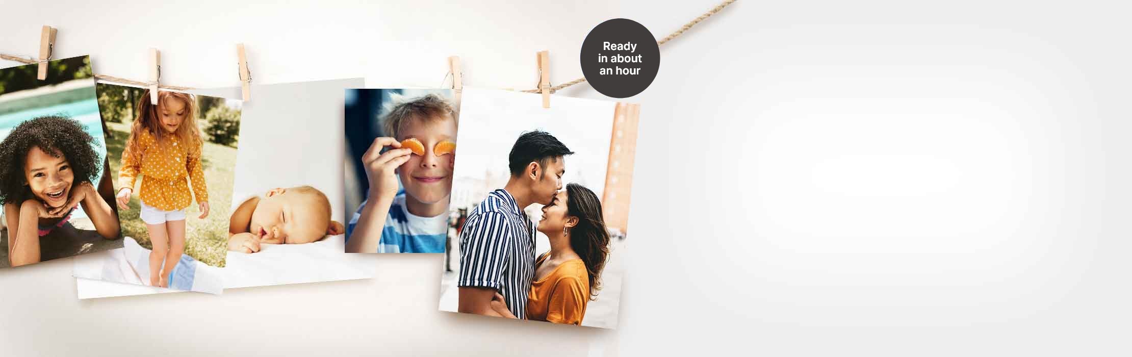 Ready in about an hour