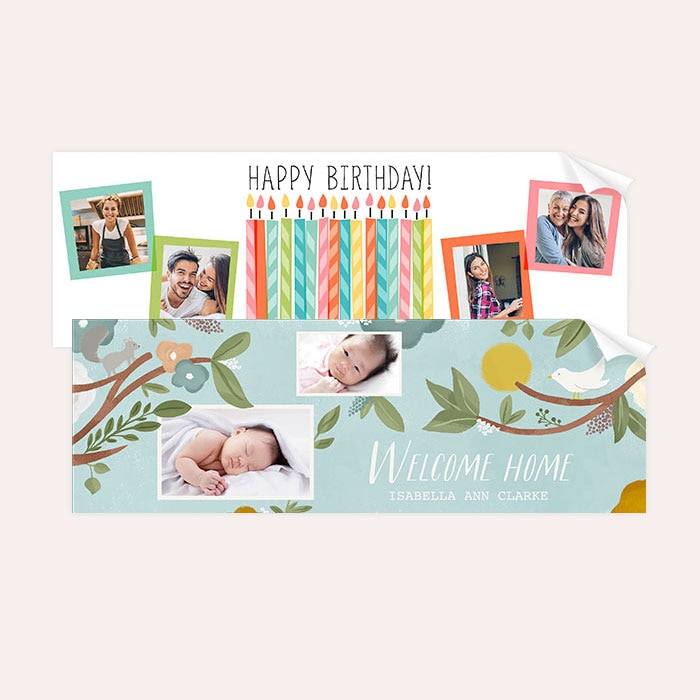 Adhesive Banners