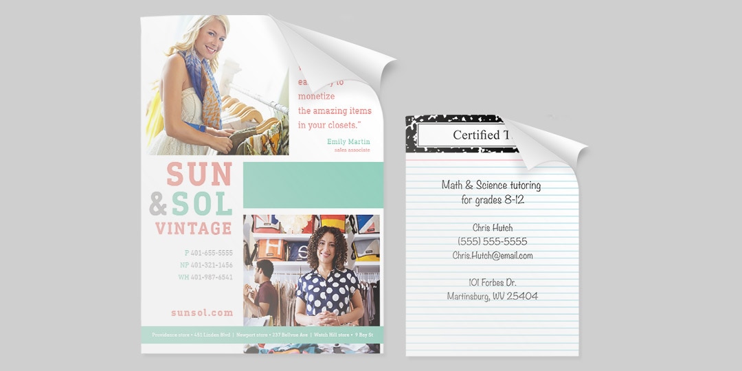 Adhesive Posters
