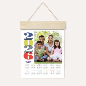 Wood Hanger Calendar