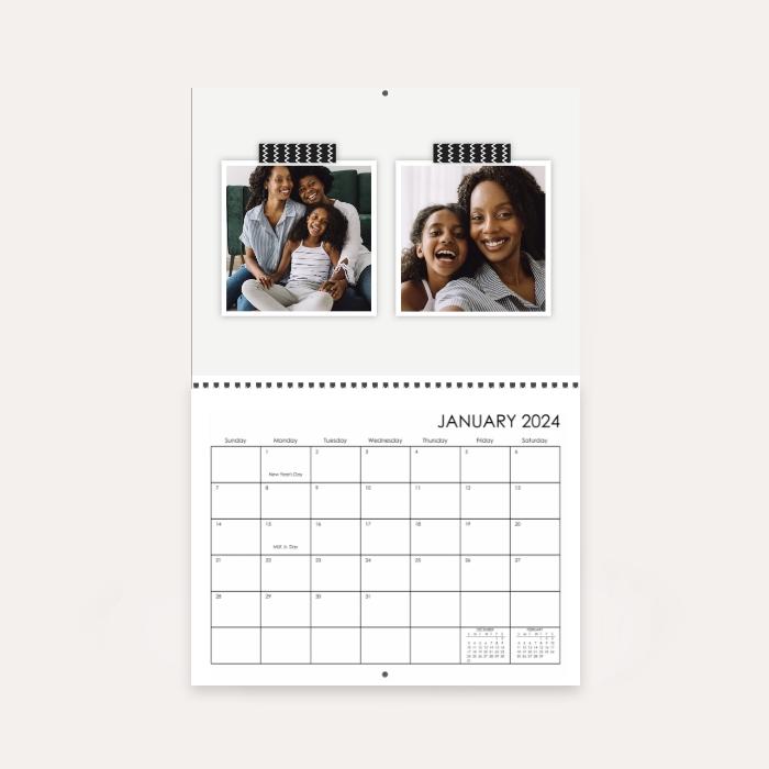 8.5x11 Wall Calendar