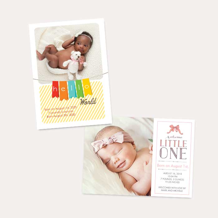 Photo Paper - Flat Card Set