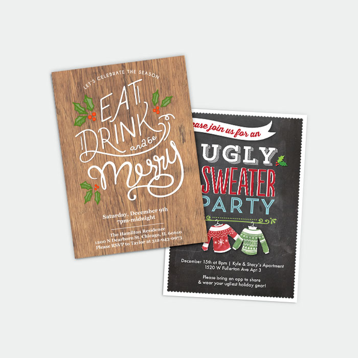 Holiday Party Invitations
