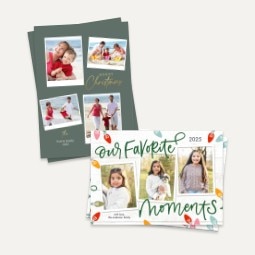 Cardstock Double-sided Flat Card Set
