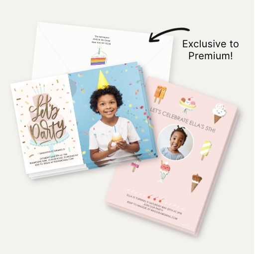 Premium Cardstock Double-side Flat Card Set