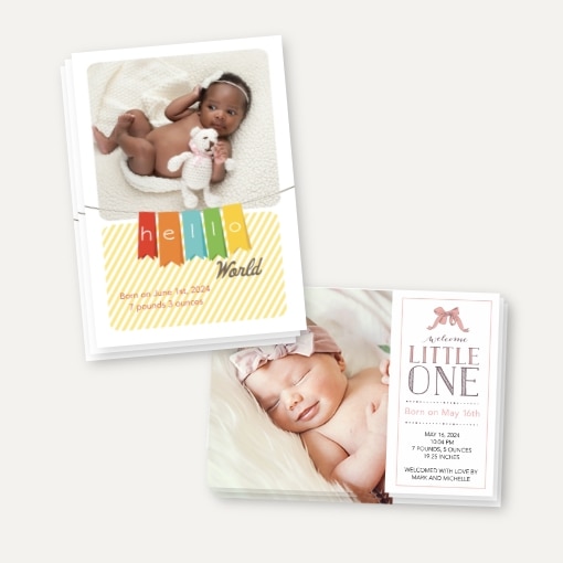 Photo Paper Flat Card Set