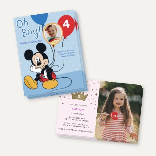 Cardstock Double-sided Flat Card Set