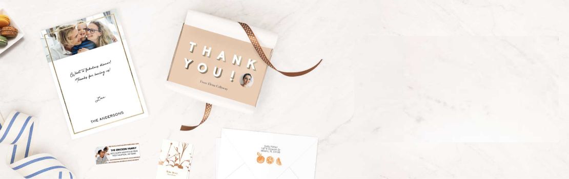 Send gorgeous greetings on stylish stationery