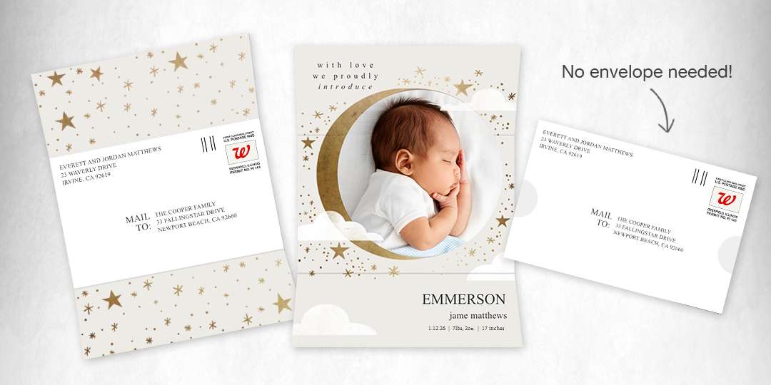 Mail-for-Me Premium 7x10 Seal & Send Cards