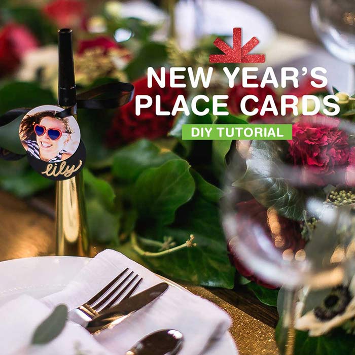 New Year's Eve Place Card Idea