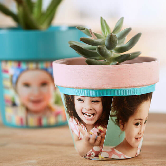 Mother's Day Photo Planter