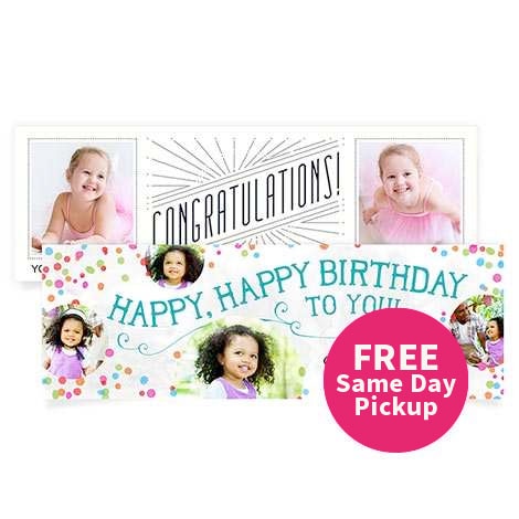 FREE Same Day Pickup, Banners