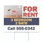 Double-Sided Yard Sign