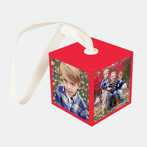 2x2 Photo Cube Create Custom Cube Ornaments Walgreens Photo