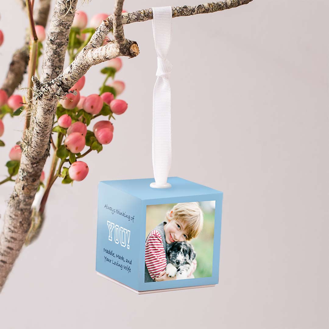 2x2 Photo Ornament Cube