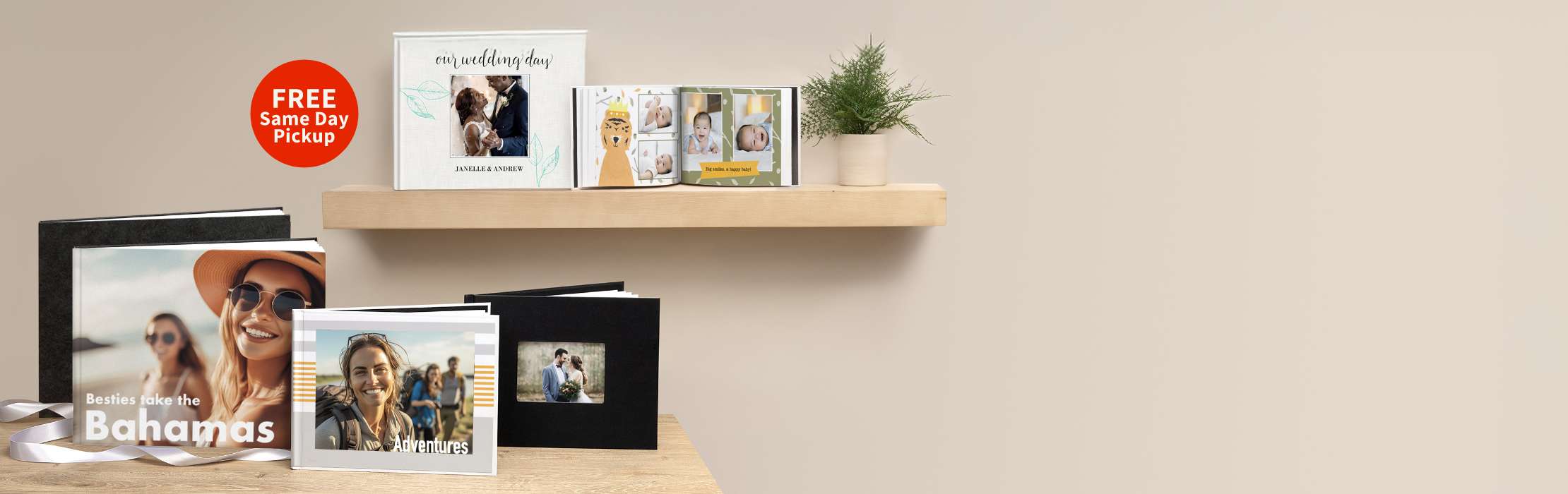 Modern Expressions Brag Book with Inner Black Boarder Black | Walgreens, image size:2220x700