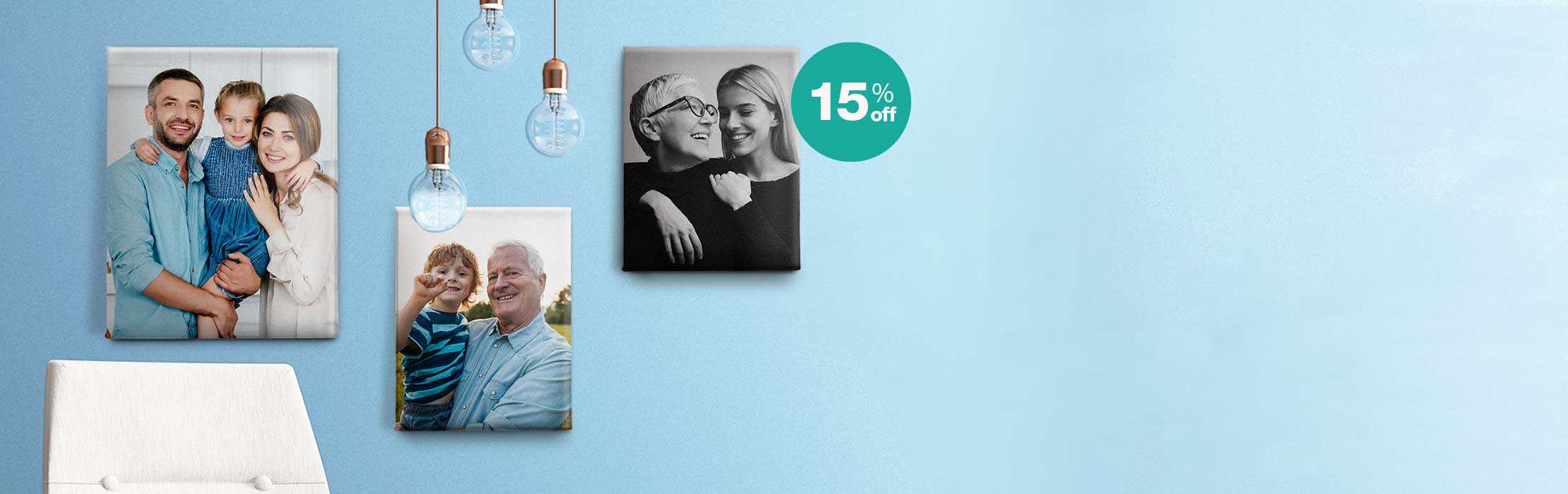 15% off sets. Voila! A home gallery wall