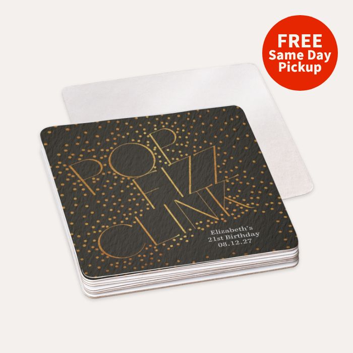 60% OFF Same Day Absorbent Party Coasters (set of 12)