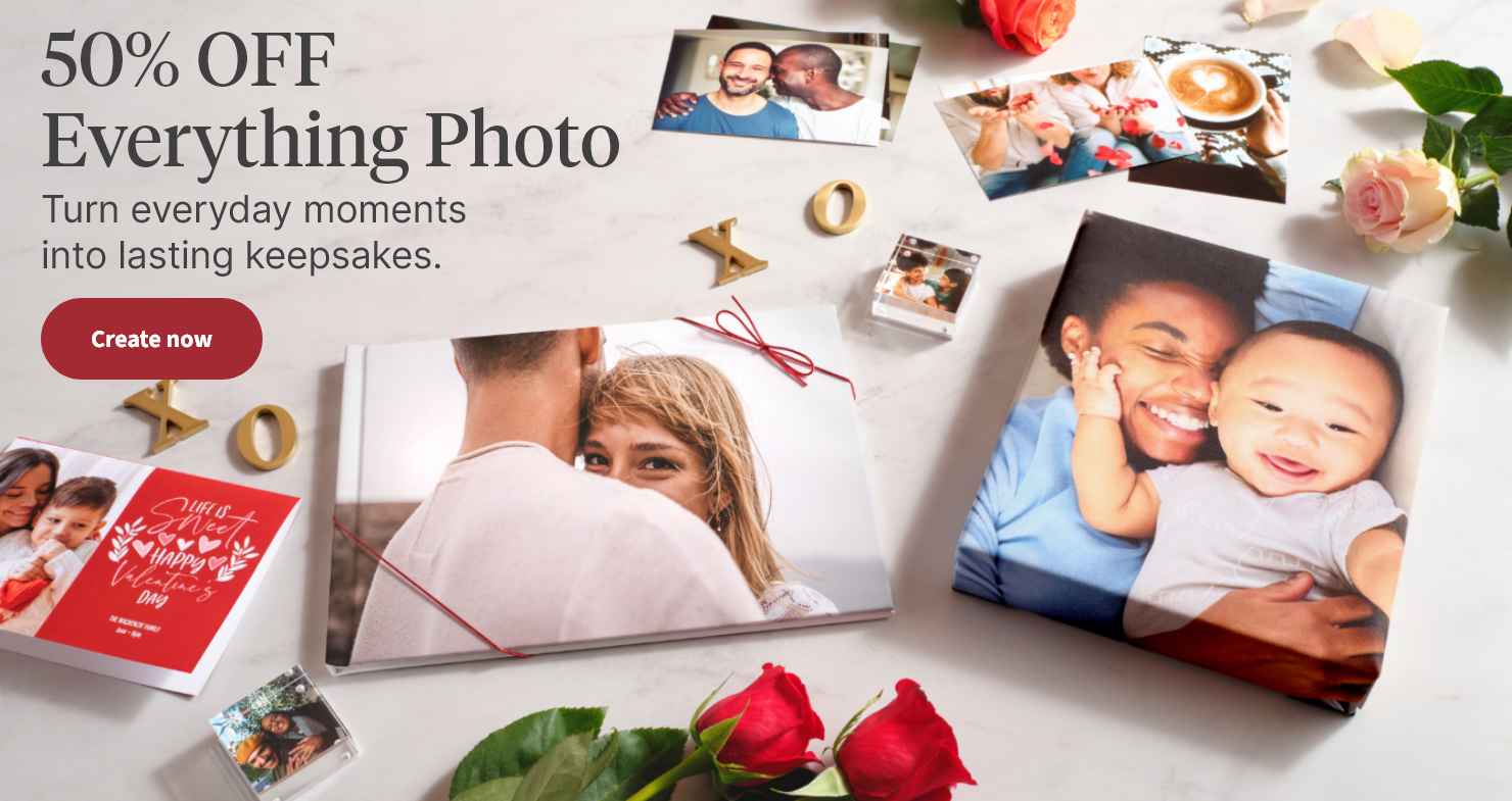 50% OFF Everything Photo. Turn everyday moments into lasting keepsakes. Create now.