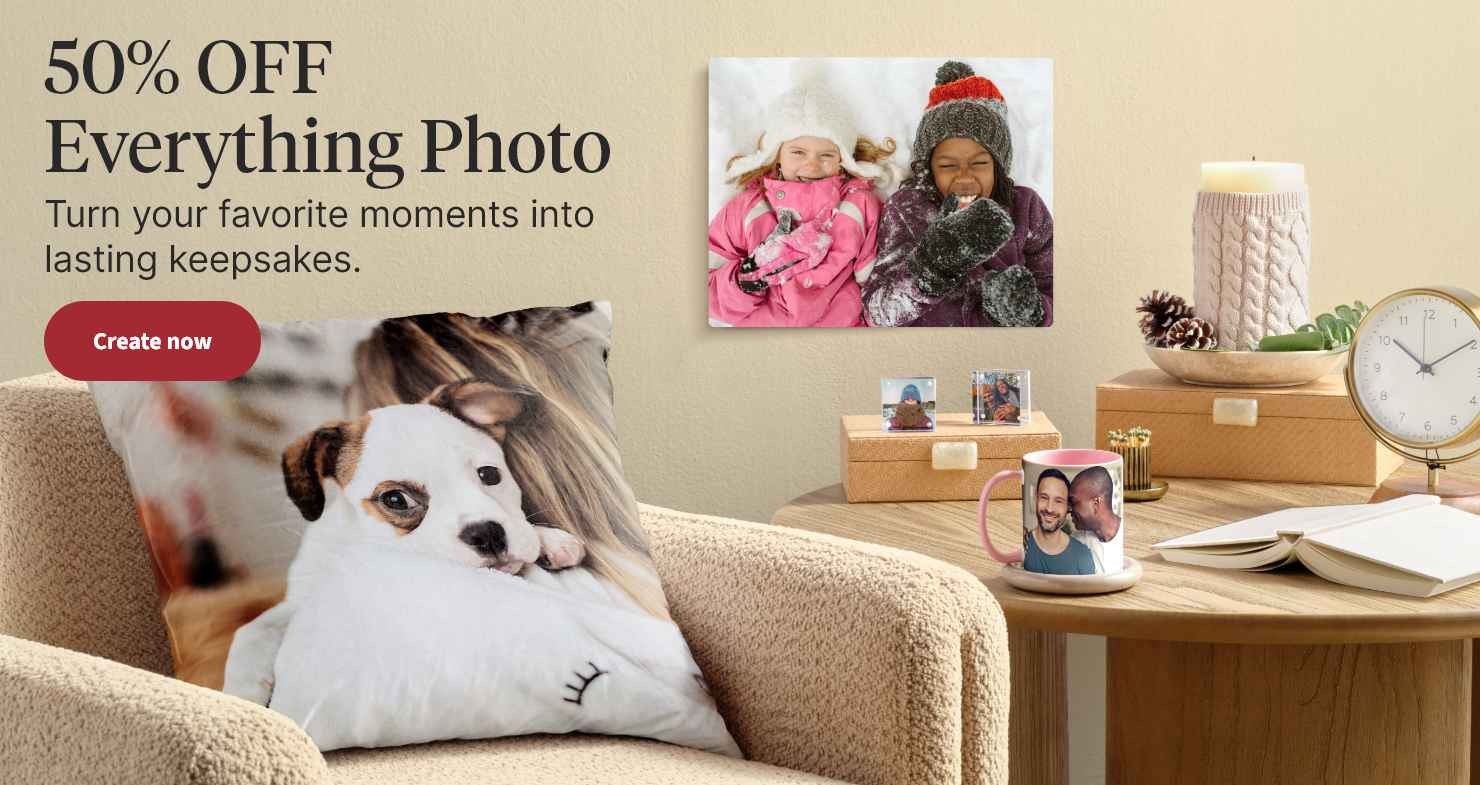 50% OFF Everything Photo. Turn your favorite moments into lasting keepsakes. Create now.